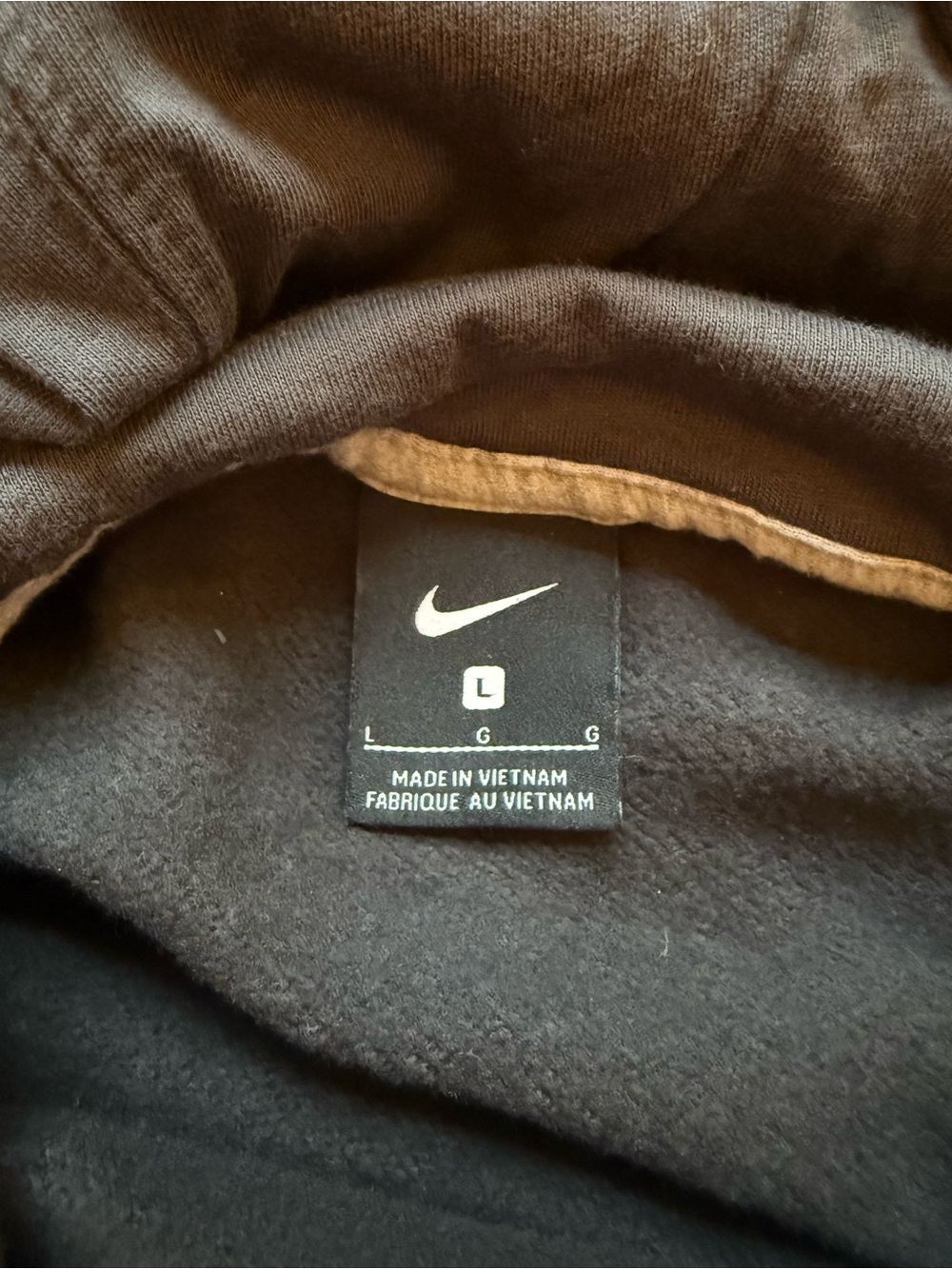 Nike Taft School Men’s Navy Hooded Sweatshirt Rhino Logo - Picture 3 of 4